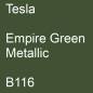 Preview: Tesla, Empire Green Metallic, B116.